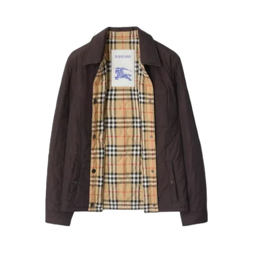 Quilted Checked Reversible Jacket