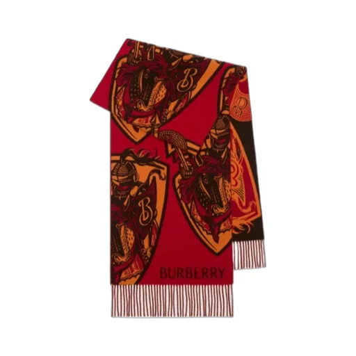 Charging Knight Fringed Scarf