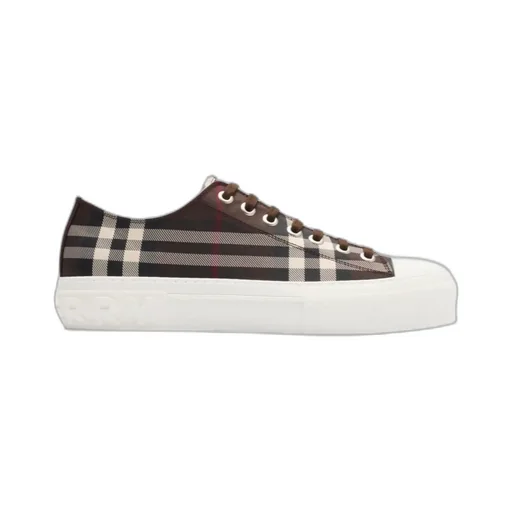 Checked Low-Top Sneakers