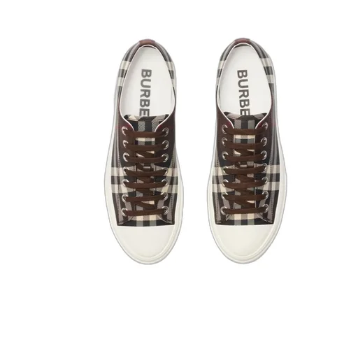 Checked Low-Top Sneakers