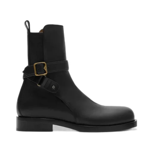 Round-Toe Ankle Boots