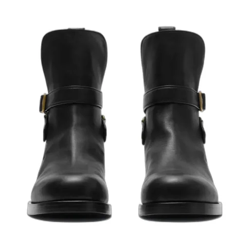 Round-Toe Ankle Boots