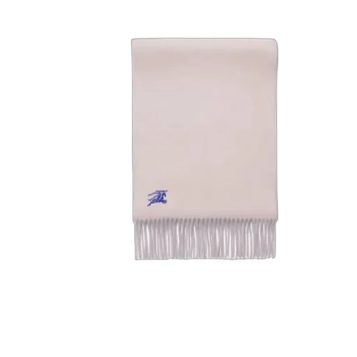 Logo Detailed Fringed Edge Scarf