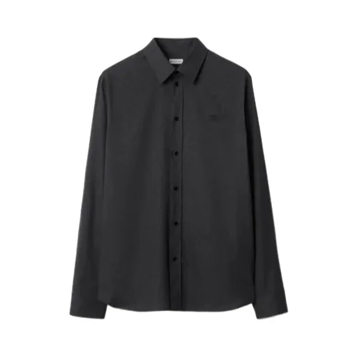 Checked Embroidered Shirt