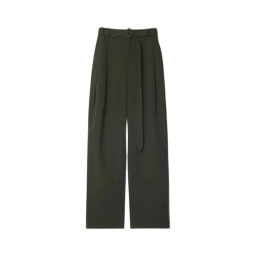 Pleated Belted Trousers