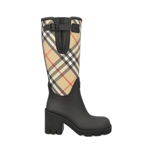 60Mm Check-Pattern Boots
