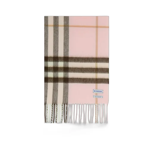 Check Cashmere Scarf