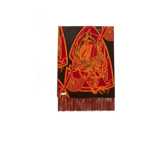Charging Knight Fringed Scarf