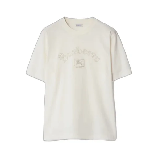 Gothic Logo Cotton T-Shirt