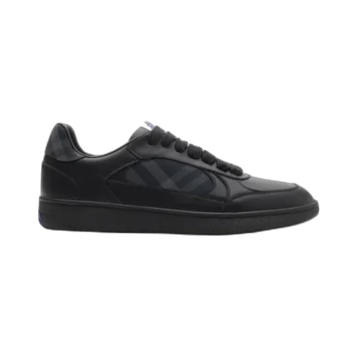 Checked Motif Low-Top Sneakers
