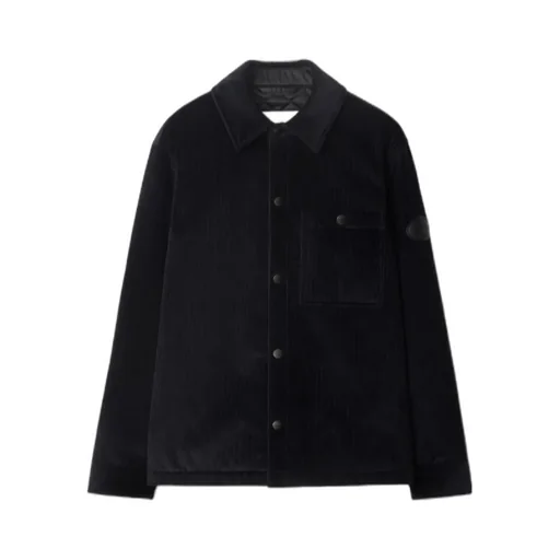 Logo Patch Corduroy Overshirt