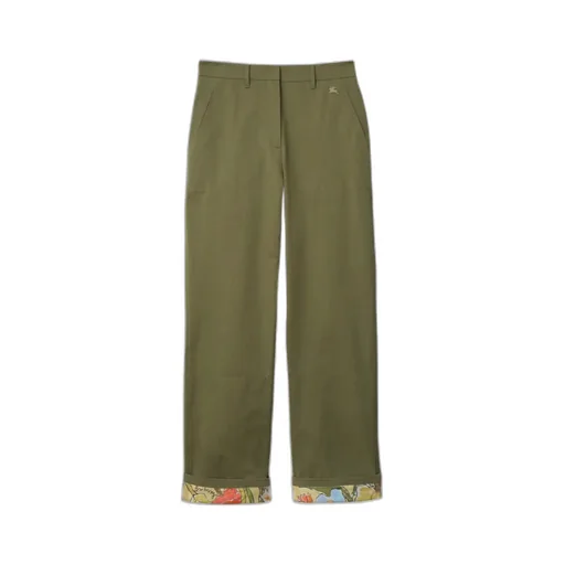 Highgrove Turn-Up Cotton Trousers
