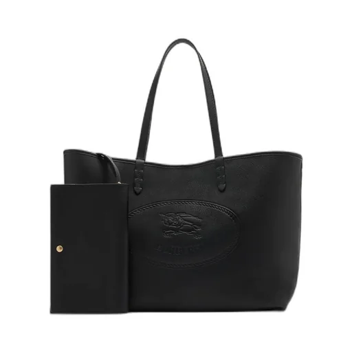Logo Embossed Tote Bag