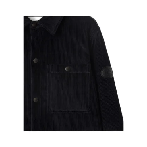Logo Patch Corduroy Overshirt