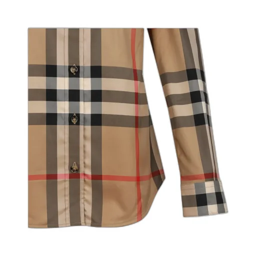 Slim Fit Check Cotton Shirt