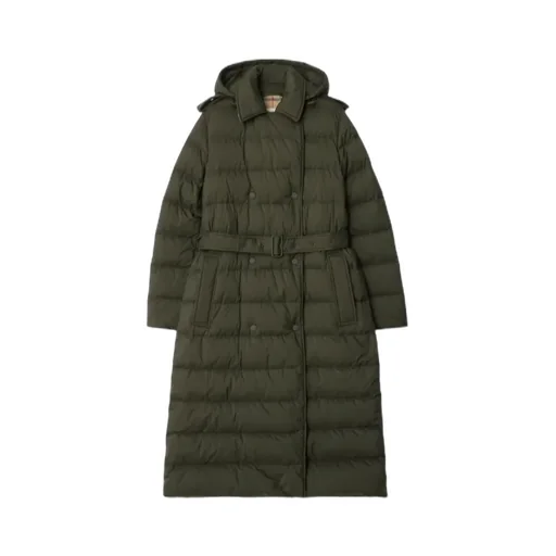 Long Hooded Puffer Coat