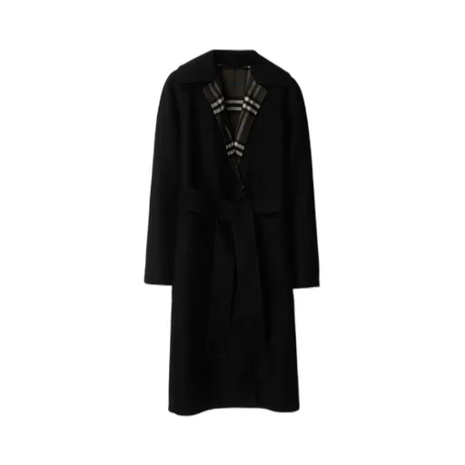 Belted Reversible Wool Coat