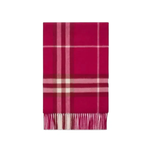 Check Cashmere Scarf