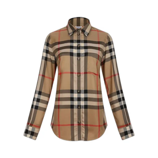 Slim Fit Check Cotton Shirt