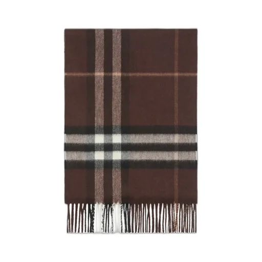 Check Cashmere Scarf