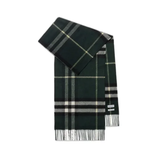 Check Cashmere Scarf