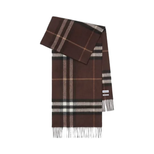 Check Cashmere Scarf
