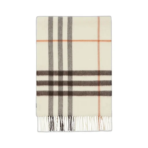 Check Cashmere Scarf