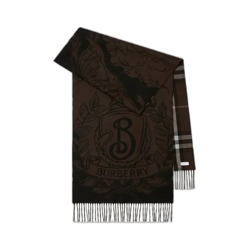 Equestrian-Knight Check Scarf