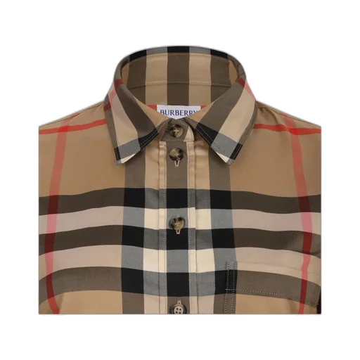 Slim Fit Check Cotton Shirt