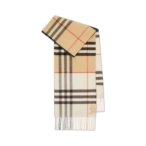 Checked Fringed Scarf