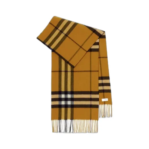 Check Cashmere Scarf