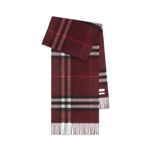 Check Cashmere Scarf