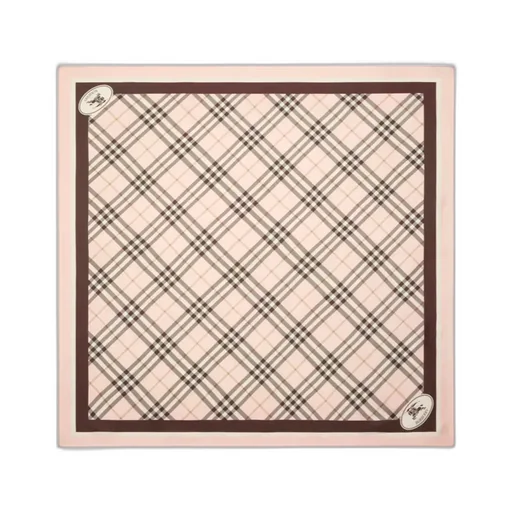 Check-Pattern Logo Scarf