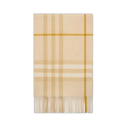 Check Cashmere Scarf