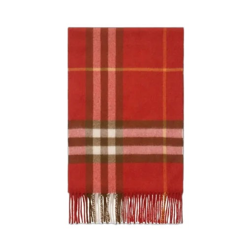 Check Cashmere Scarf