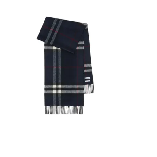 Check Cashmere Scarf