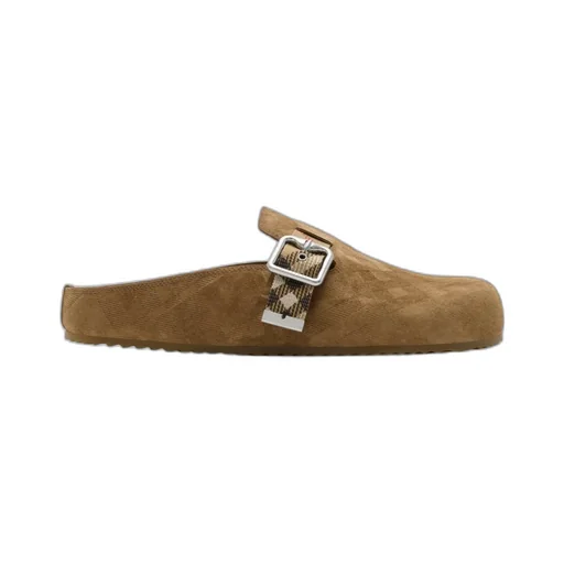 Checked Urchin Clogs
