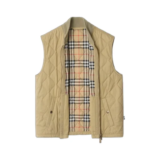 Quilted Gabardine Gilet