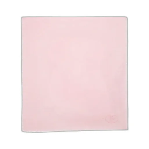 Wide Check Wool Silk Scarf