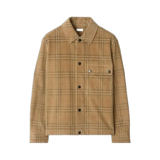 Check Corduroy Overshirt