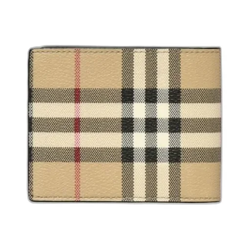 Checkered Bi-Fold Wallet