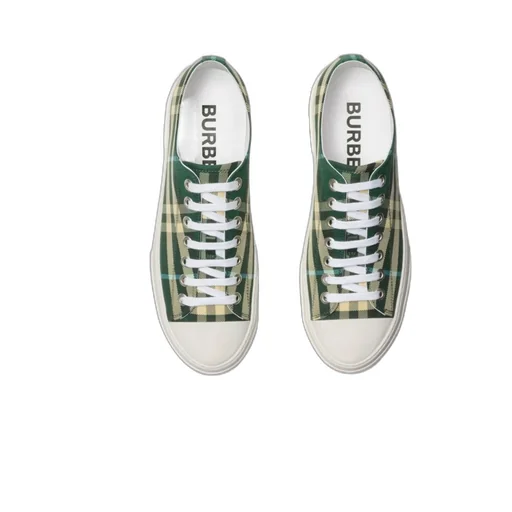 Checked Low-Top Sneakers