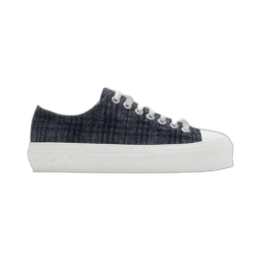 Checked Low-Top Sneakers
