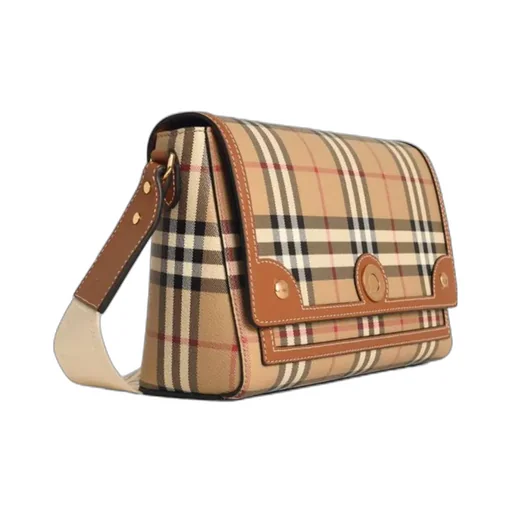 Note Checked Crossbody Bag
