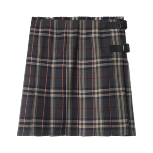 Checked Pleated Mini Kilt