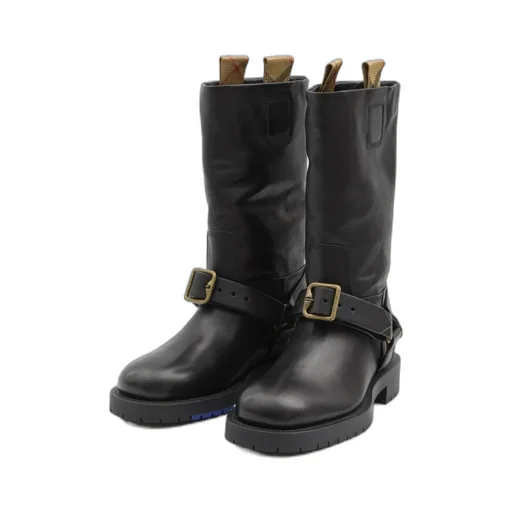Saddle Buckle Detailed Boots