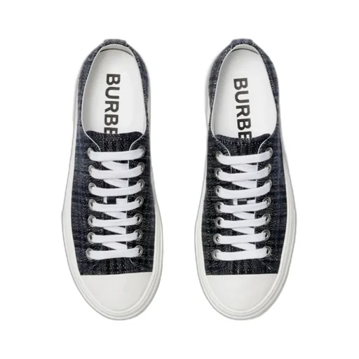 Checked Low-Top Sneakers
