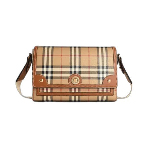 Note Checked Crossbody Bag