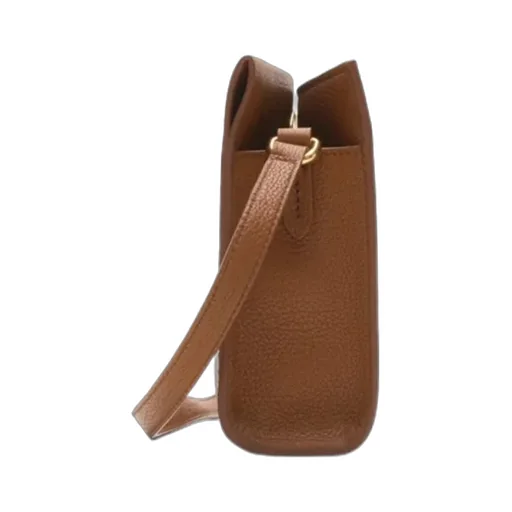 Logo Printed Twist-Lock Crossbody Bag
