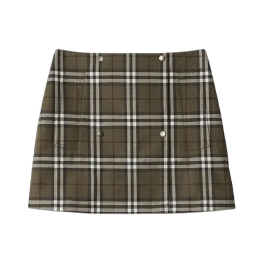 Checkered Mini Skirt